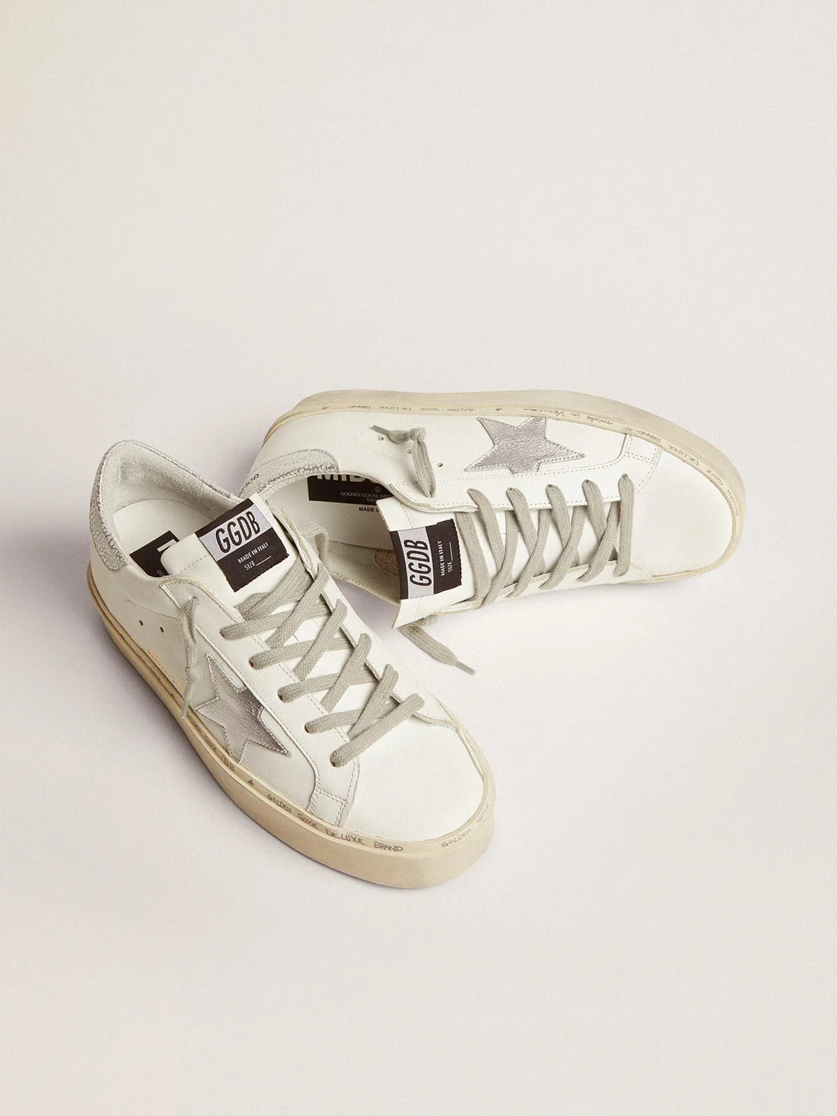 Womens Hi Star with star and metallic silver heel